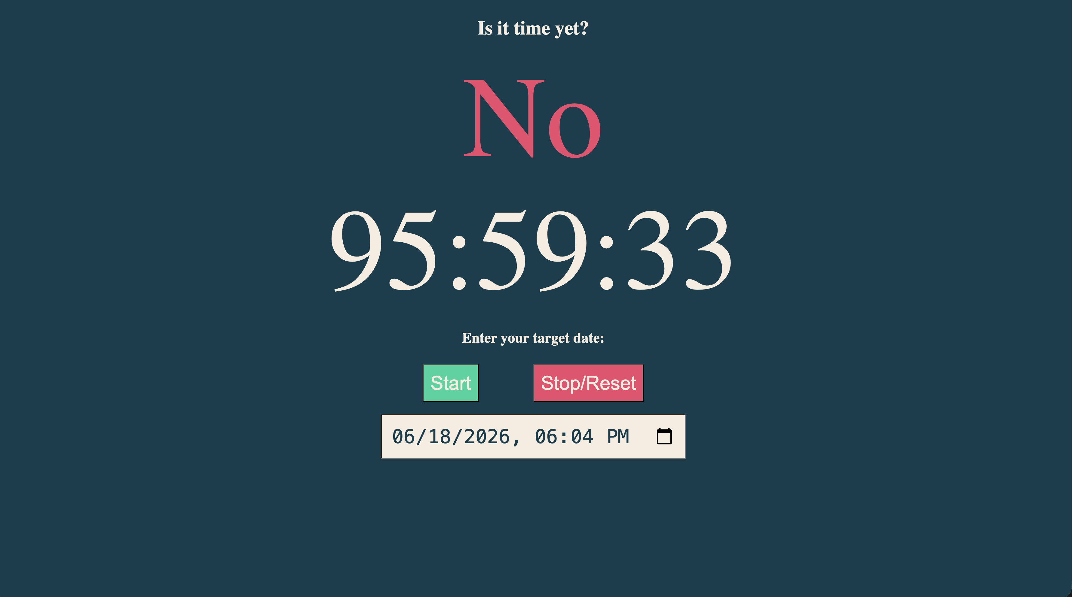 screen shot of simon game